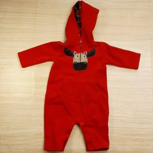 Carters Baby Boys Fleece One Piece Bundle 3 Months - Picture 4 of 8